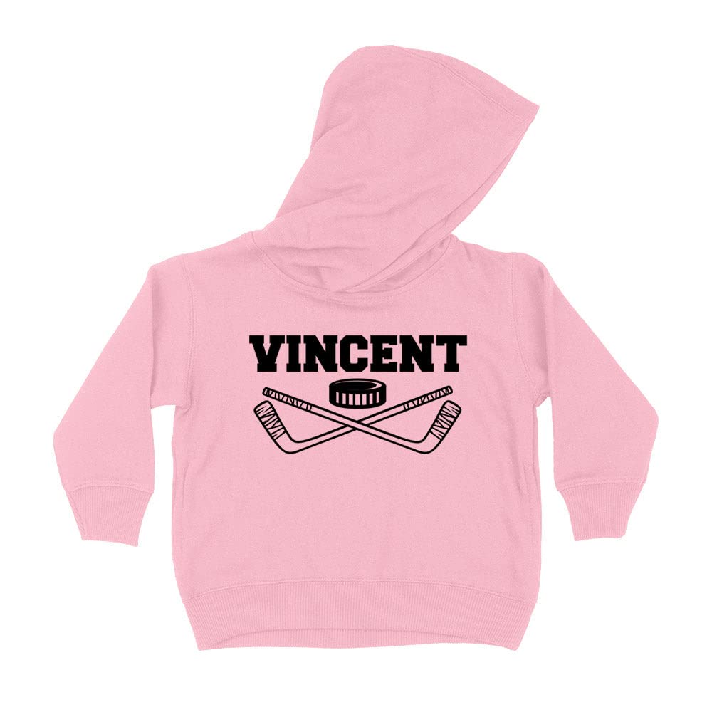 Hockey Vincent Kids Hoodie Sweatshirt Toddler 5T Light Pink