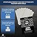 Recovery Aftercare Derm Shield Tattoo Cover Up Patch - Latex-Free & Waterproof Tattoo Aftercare Bandage - Transparent Matte Film - Promotes Healing & Skin Renewal - 5.9 x 7.9 Inches, 10 Pack