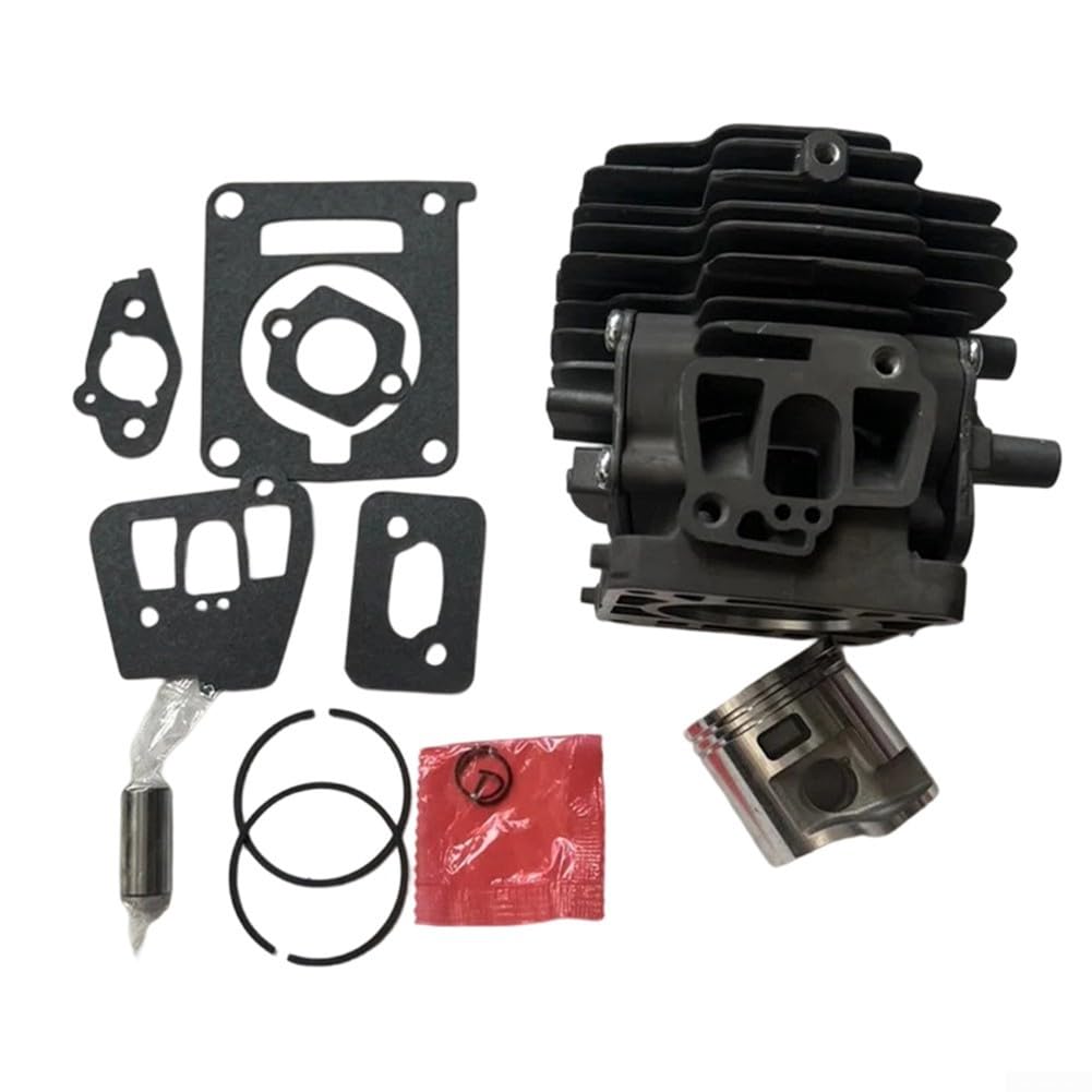 Cilindro compatible con piezas de cortacésped FS460 FS460R FS460C FS460RC, kit de repuesto de metal de 40 mm para mantenimiento de maquinaria de jardín