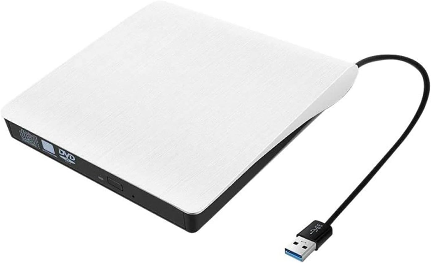 DVD Player for Laptop PC USB 3.0 Slim External DVD RW CD Writer Drive Burner Reader Player Optical Drives Mini dv Player (Color : B)