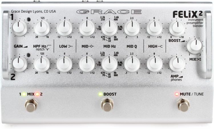 Grace Design FELiX 2 Instrument Preamp/Blender - Silver