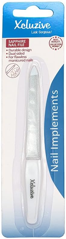 Xcluzive Sapphire Nail File With Plastic Handle, Pack Of 1