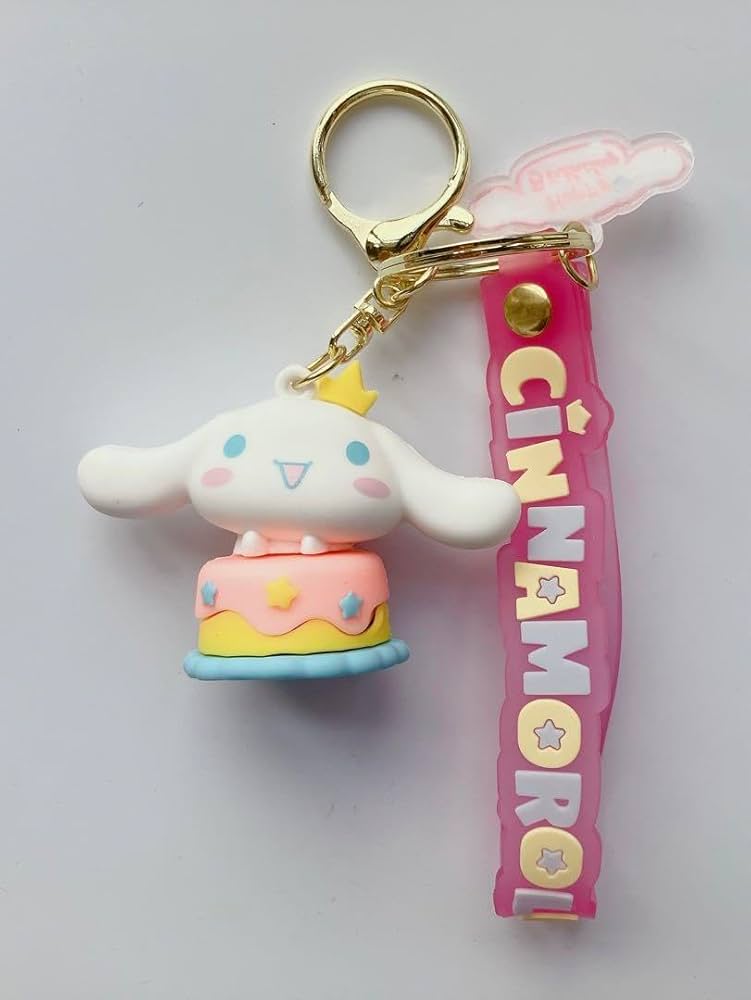 Amazon.co.jp: シナモンロール キーホルダー ケーキ ラバー