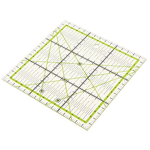Règle de couette carrée 15x15 cm en plastique pour patchwork et couture
