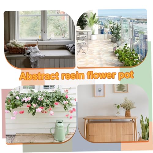 Vase abstrait en pot de fleurs pour remplacer les cache-pots ennuyeux