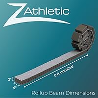 Vista 3 de Z ATHLETIC Viga de equilibrio enrollable para gimnasia