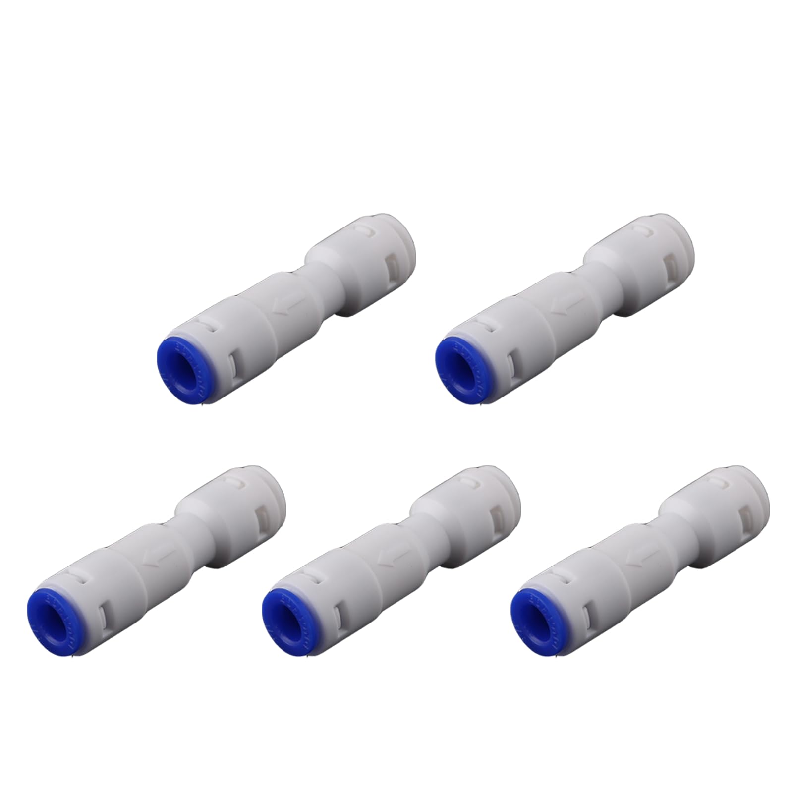 5-Pack Push to Connect One Way Check Valve for Reverse Osmosis Water Filter, Easy Installation, Durable One-Way Valve (1/4)