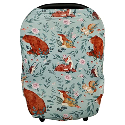 Baby Car Seat Cover Woodland Animal