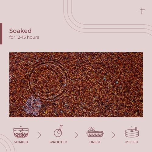 Image of The Millet Company Sprouted Ragi Flour, No added Sugar, Stone-ground (250)