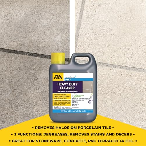 Fila Surface Care Solutions 44010412 Fila Heavy Duty Cleaner Ps87 1 Qt, Stain Remover Grease, Coffee, Wine, Wax, Ink, Hard Surface Floor Cleaner, Ideal For Natural Stone, Terracotta, Quarry Tile thumb #5