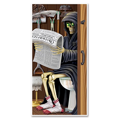Beistle Grim Reaper Restroom Door Cover