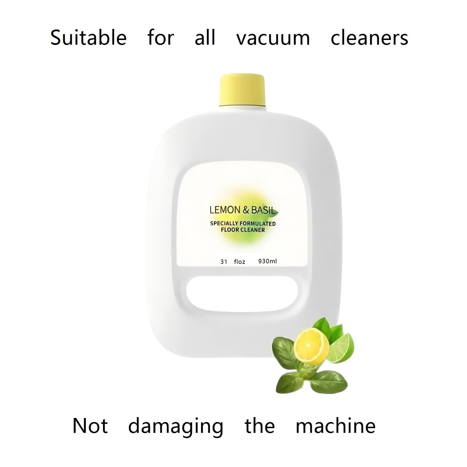 Solución De Limpieza De Suelos con Aroma A Limón, 3 Botellas De 930ML, Compatible con Narwal Freo/X Ultra/J1/J2/J3/J4/J5/S1/S2 Detergente For Fregonas Robóticas