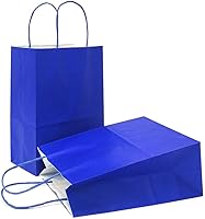Vista 20 de AZOWA Bolsas de regalo Mini bolsas de papel kraft con asas (4 x 2.4 x 6 pulgadas, negras, 25 unidades)