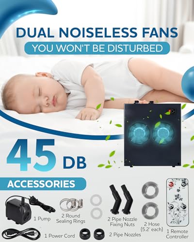 image for Erfolkerz Aquarium Chiller,79gal 300L, 1/3 HP Active Aqua Chiller for 