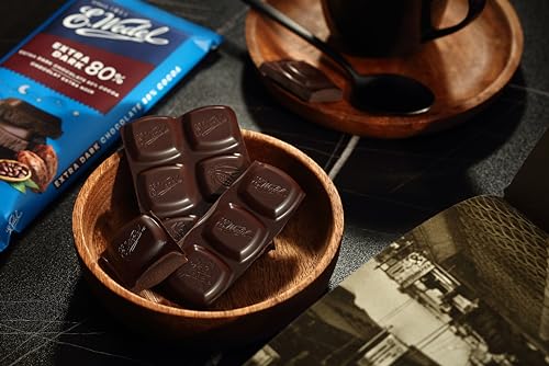E.Wedel Chocolate Bars Extra Dark Chocolate 80%, Pack of 5 x 80g, Made in Poland, Dark Chocolate Bars Multipack, Cocoa from Ghana - Image 3