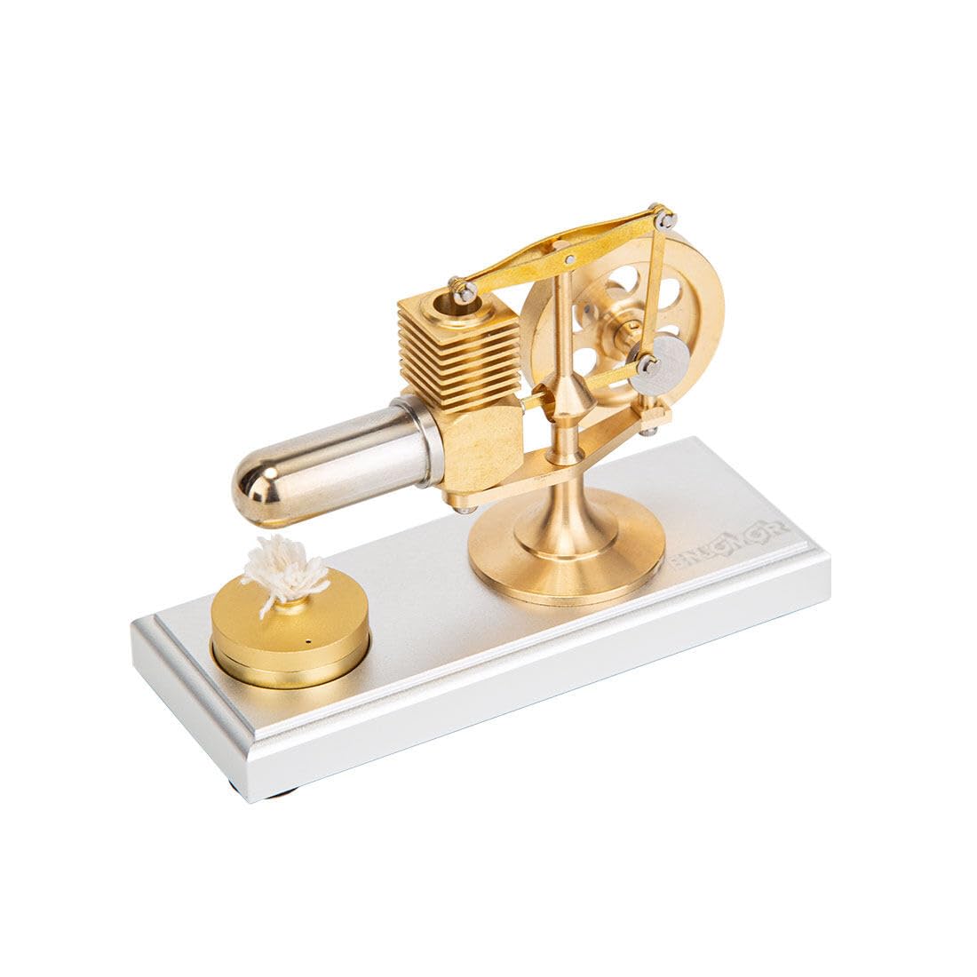 Sterling Engine Kit, Sterling Motor Mini-Balancierbar Balancierbar Aire Caliente Motor Externo Stirling Motor Modelo, Juguete Educativo Regalo de Cumpleaños para los entusiastas de la tecnología (RTR)