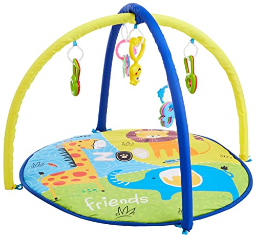 Amazon Brand - Supples Baby Play Gym Activity Mat | with Hanging ...