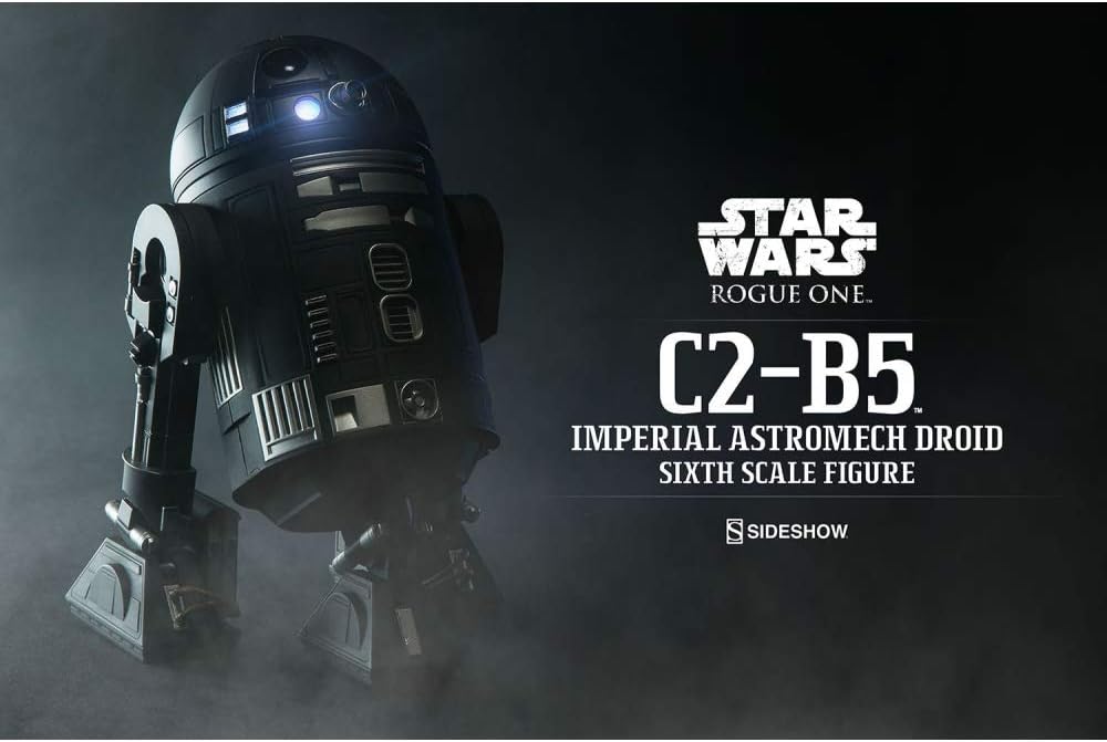Limited Discount Sideshow Star Wars Rogue One Action Figure 1/6 C2-B5 Imperial Astromech Droid 17 cm