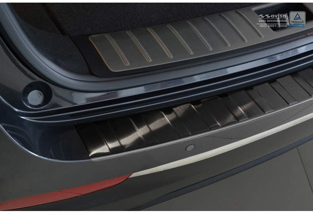 DYTWXG Auto in Acciaio Inox Paraurti Posteriore Protector per Kia Optima Combi 2016, Tronco Strisce Decorative di Protezione Piastra di Copertura Styling Accessori