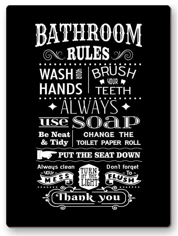 Cartello In Legno Per Bagno Bambini – 'I Have No Control In Here' – Decorazione Divertente, 26x26 Cm - 3