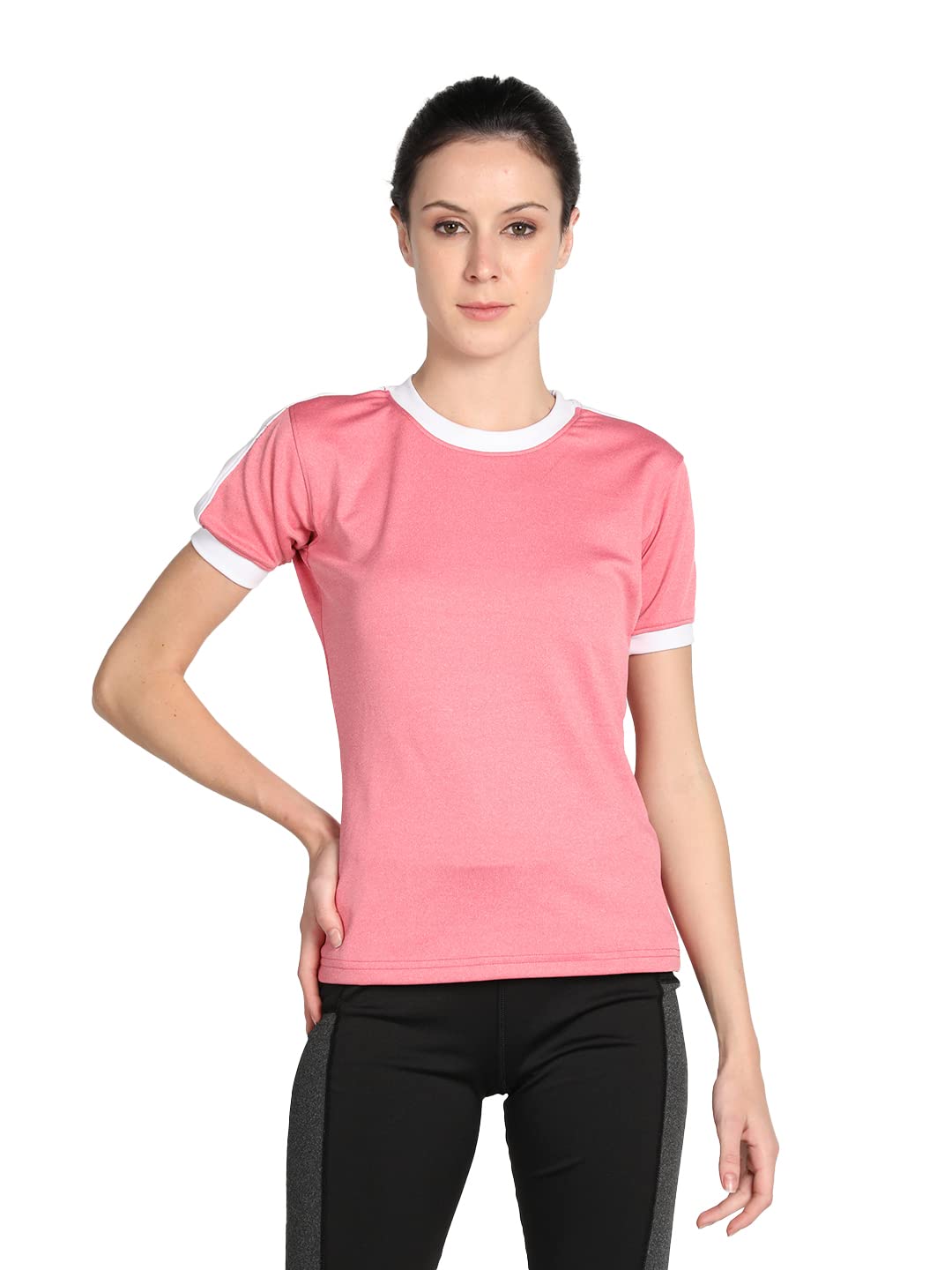 CHKOKKOWomen's Round Neck Dry Fit Gym Sports T-Shirts