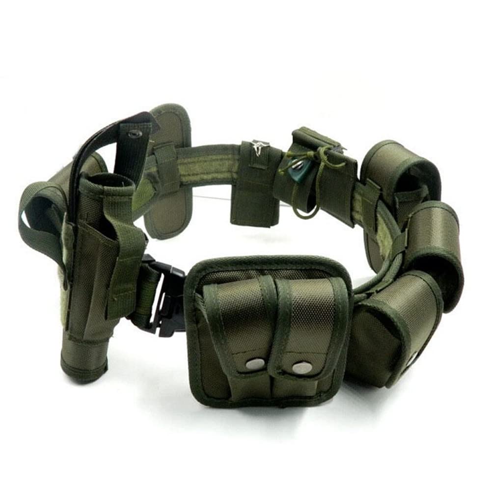 ACEXIER Multifonctionnel 10in1 Tactique Sécurité Duty Ceintures Pistolet Holster Lampe De Poche Pochette Ensembles Kit Utilitaire Ceinture Militaire Police Duty Ceinture