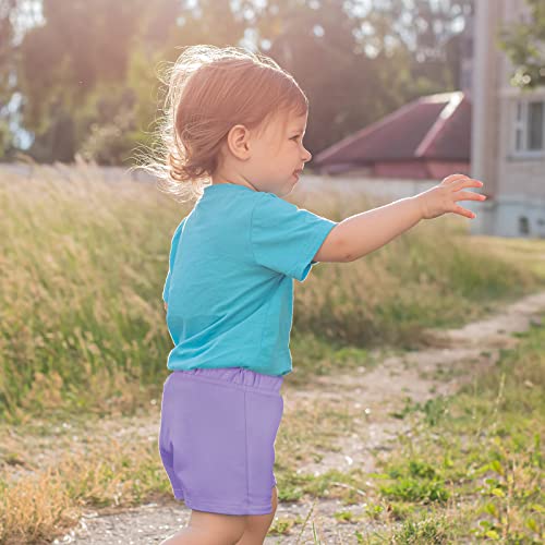 Ruisita 3 Pack Unisex-Baby Shorts Baby Cotton Short With Drawstring Soild Color Shorts For Toddler Kids, 18-24 Months #TOP4