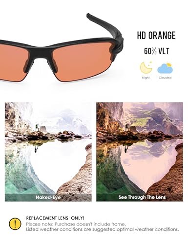 Image of BLAZERBUCK Replacement Lenses & Sock Kit for Oakley Flak 2.0 OO9295 Sunglasses