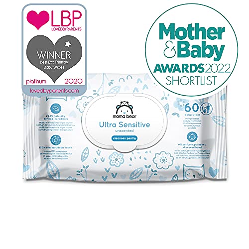 Mama Bear Ultra Sensitive Vochtige Babydoekjes - Verpakking Van 12 (720 Doekjes) - Afbeelding 4