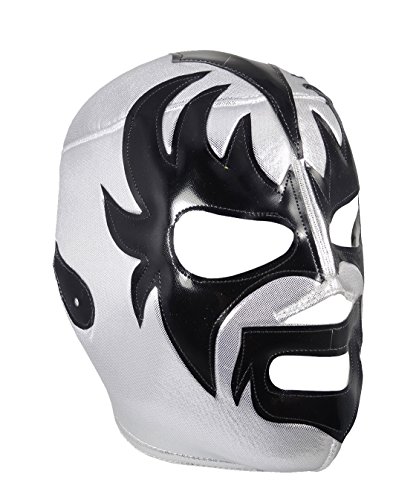 KISS Adult Lucha Libre Wrestling Mask (pro-fit) Costume Wear - Silver