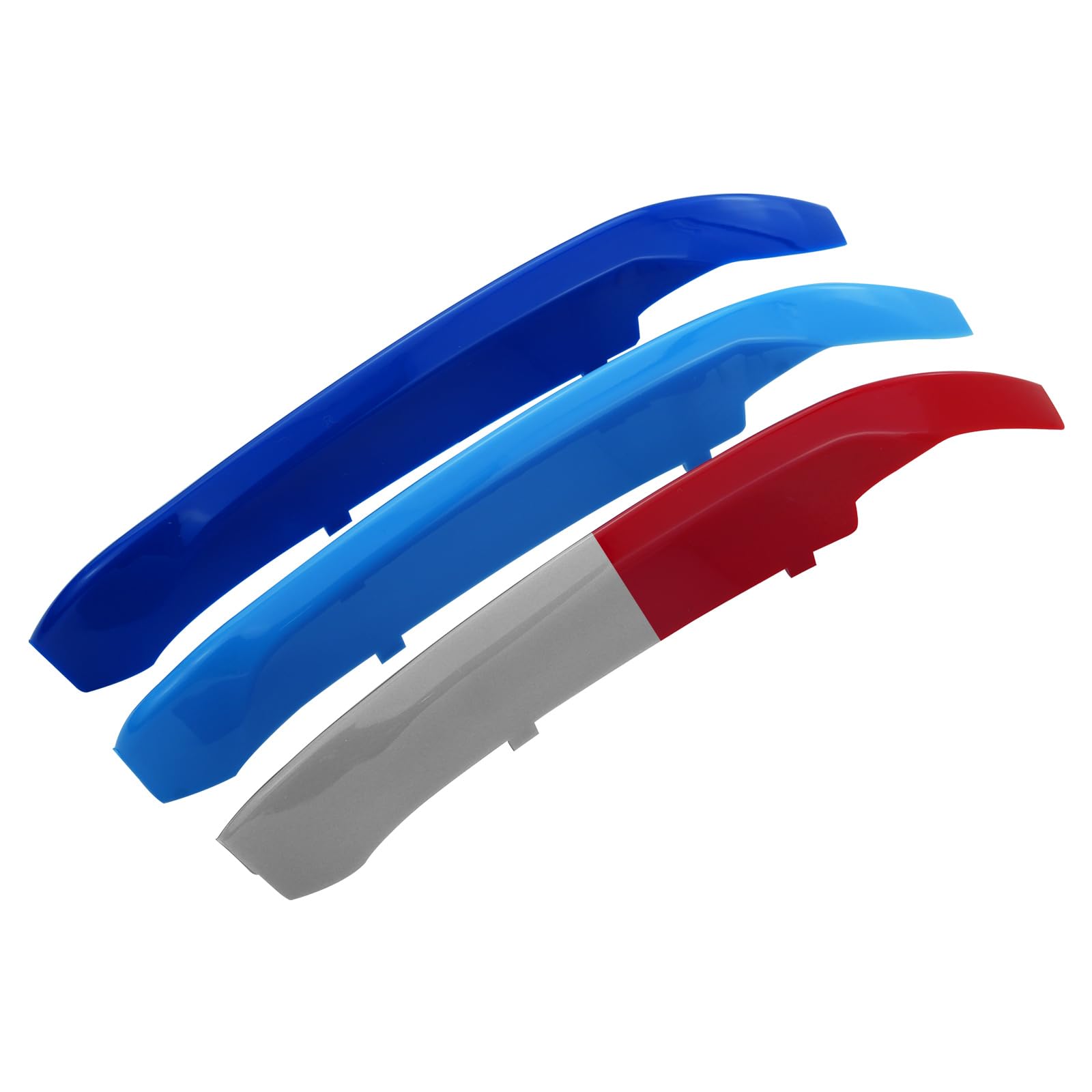 ontto Inserti decorativi per griglia colorata M, compatibili con BMW X1 F48/F49 2016-2019, inserti per griglia anteriore a 8 fasci
