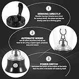 Hausdec 300ML Automatic Self Stirring Protein Electric Portable Movement Mixing Water Bottle Sports Bottle Gym A - Image 9