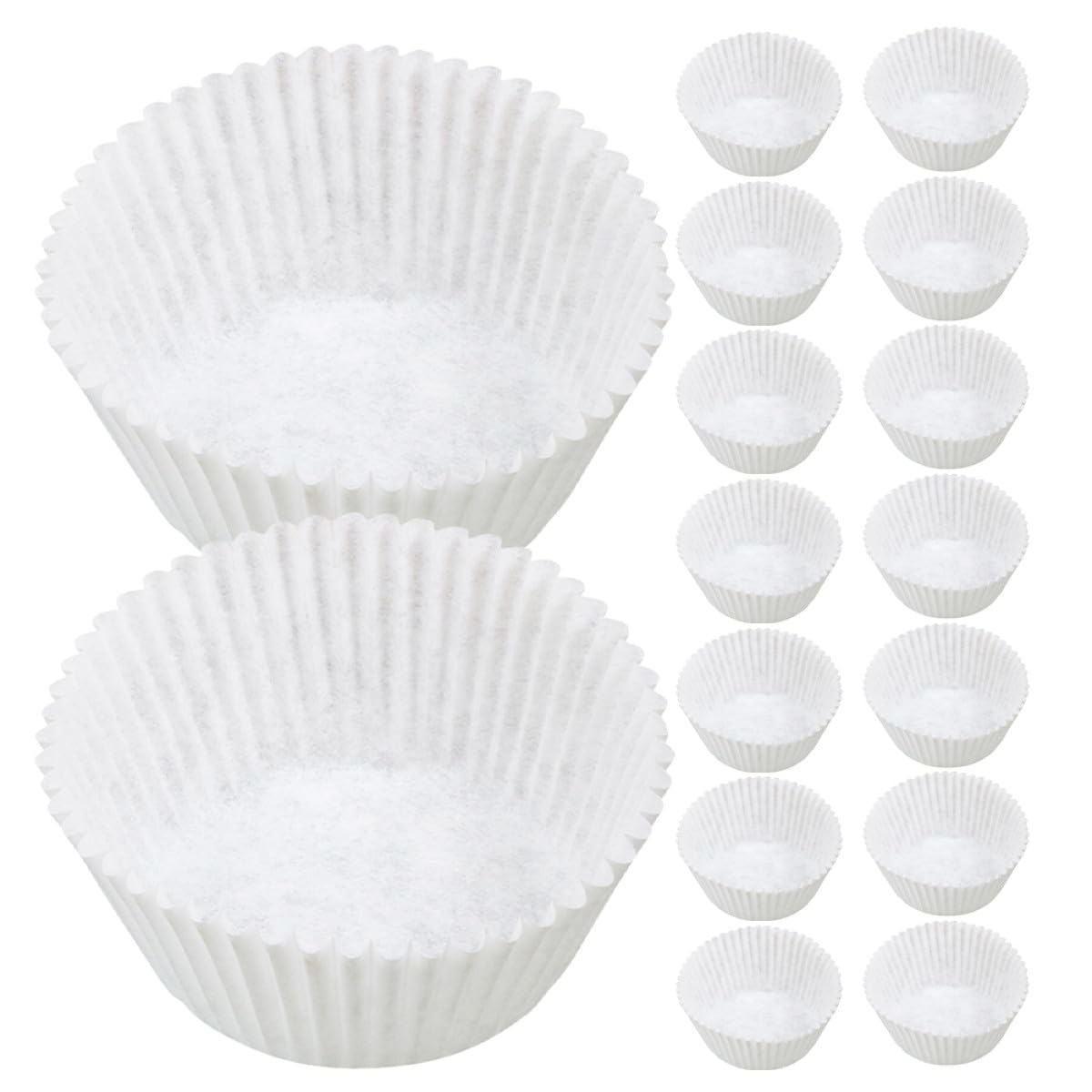 600pezzi Pirottini di Carta da Forno Antiaderenti per Muffin Torte e Cupcake Resistenti e Facili da Usare per Snack e Dolci Fatti in Casa