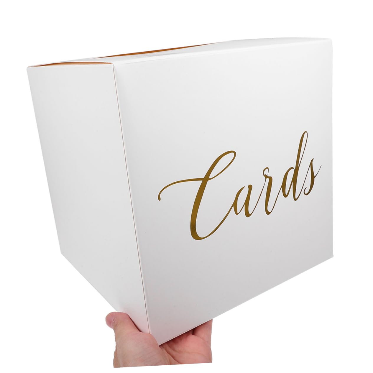 GLEAVI 4 Sätze Hochzeitskartenbox Teiliges Geschenkkartenbox für Hochzeiten Weiße Kartenbox mit Gratulationskarten Stilvolle Sammelbox für Erinnerungen