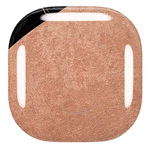 Skinit Decal Audio Skin Compatible with Samsung Galaxy Buds Pro Originally Designed Black and Rose Gold Marble Split Design