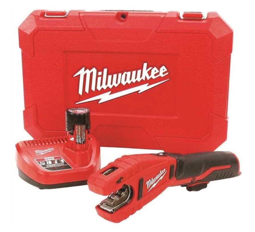 うきち+ Milwaukee 2471-21 12-Volt Copper Tubing Cutter Kit - Pipe