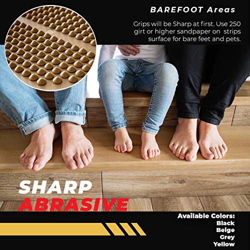 Gripstrips Anti-Slip Treads - Beige 2 Pack (32" X 2") - Outdoor Non-Slip Tread Strips - Waterproof Safety Traction Strips For Stairs, Ramps, Boats, Ladders, Wood, Concrete, Metal #TOP6