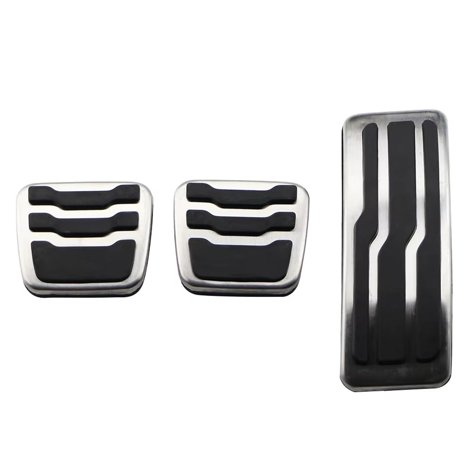 Genérico Pedal Reposapiés Cubiertas De Pedal Acero Inoxidable para Ford Everest para Endeavour para Raider para Ranger AT MT, Reposapiés Opcional Sin Taladro
