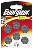 Energizer CR2032, 3 V Lithium 6 Stück
