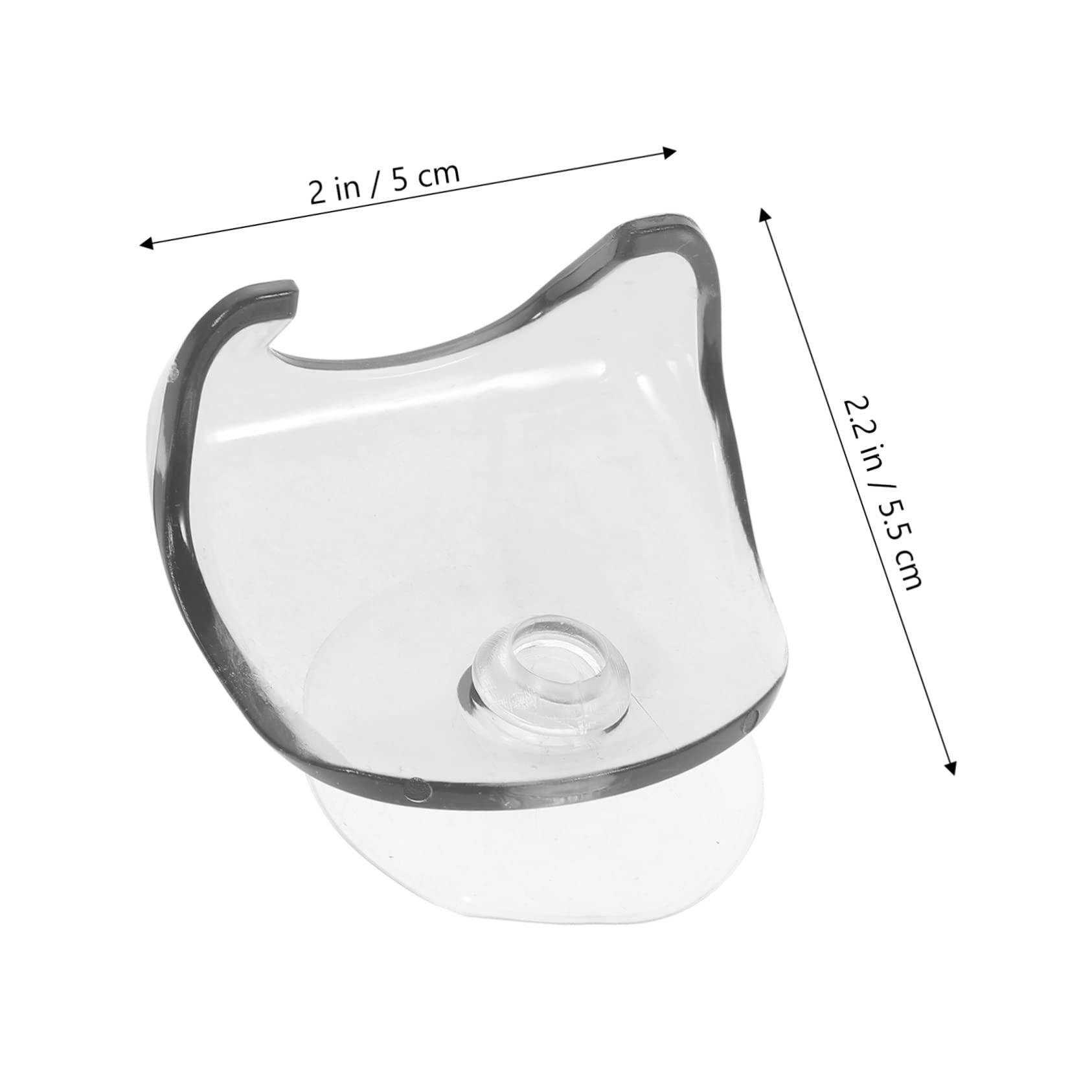 minkissy 2pcs Suction Cup Razor Holders for Bathroom Shower Razor Stand Suction Cup Hook