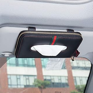 Fredyusu Car Visor Tissue Holder, Car Tissue Holder, Perfect Solid Color Car Tissue