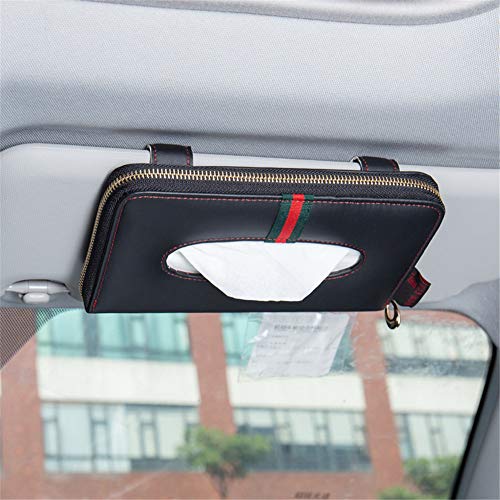Fredyusu Car Visor Tissue Holder, Car Tissue Holder, Perfect Solid Color Car Tissue
