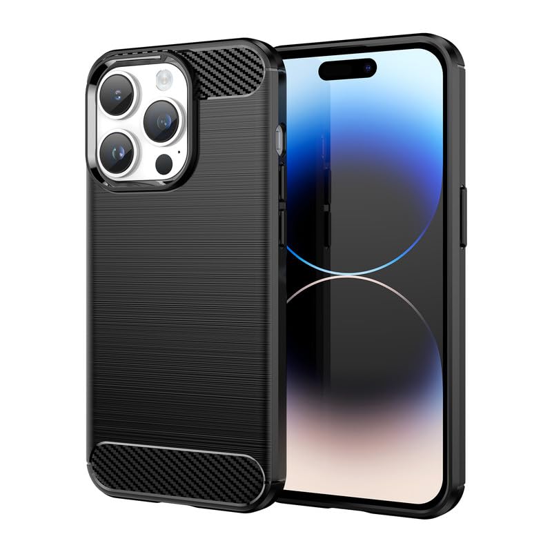Image of Basic Case for iPhone 14 Pro (Carbon Fibre Black)