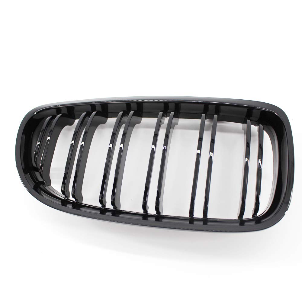 E90 E91 LCI 325i 328i 335i 4D 2009-2011 Grille frontale en forme de rein noir brillant