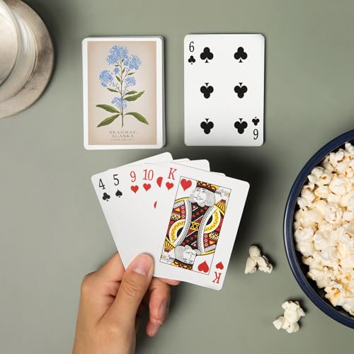 Baraja de Poker Skagway Alaska Vintage Flora 52 cartas miniatura 2