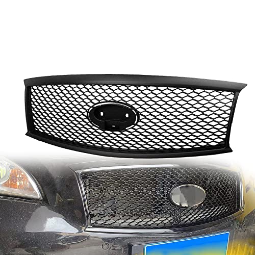Grille avant Infiniti M37 M56 style nid d'abeille noir mat maille de pare-chocs