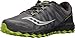 Saucony Men's Peregrine 7 Trail Runner, Grey/Black/Lime, 10.5 M US (S20359-2)