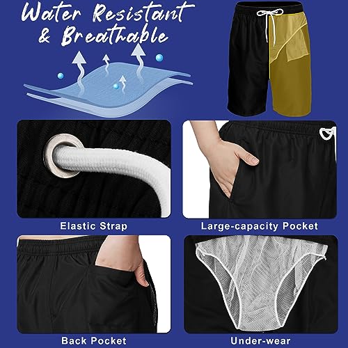Scotamalone Mens Swim Trunks Swimming Shorts Swimwear Bathing Suits Quick Dry 11 Inch with Mesh Lining4
