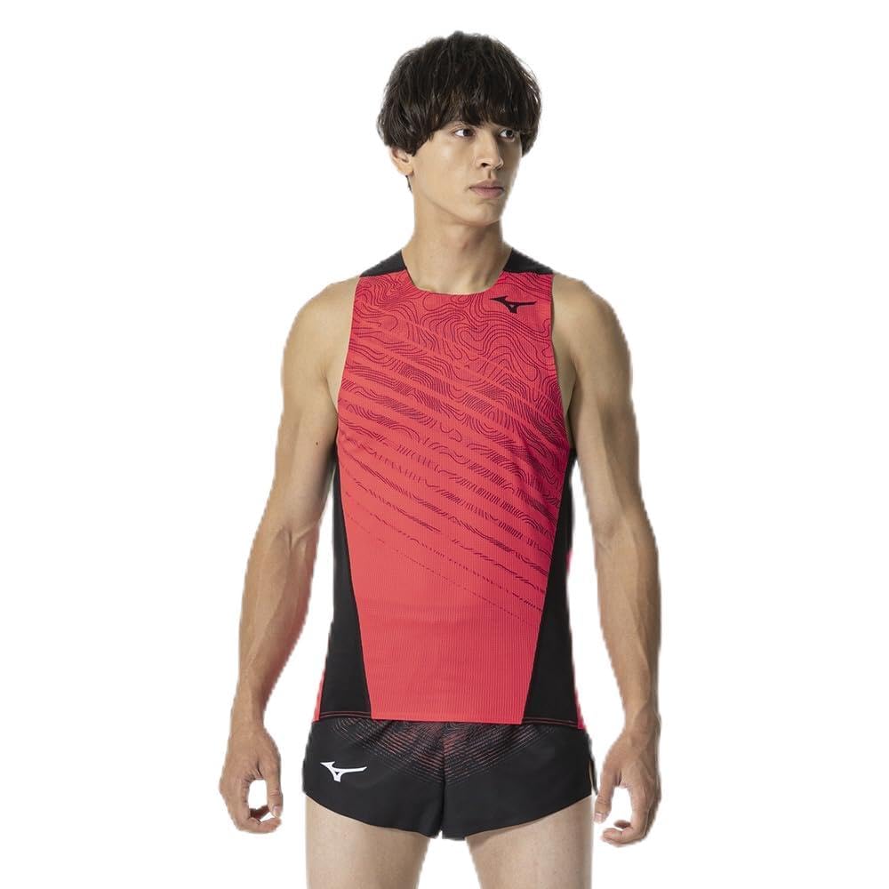 新品未使用 ミズノ ランニングウエアMTCモデル レーシングシャツ レディース MIZUNO ミズノ 陸上・ランニング ウエア MTCモデル受注生産 2WAY
