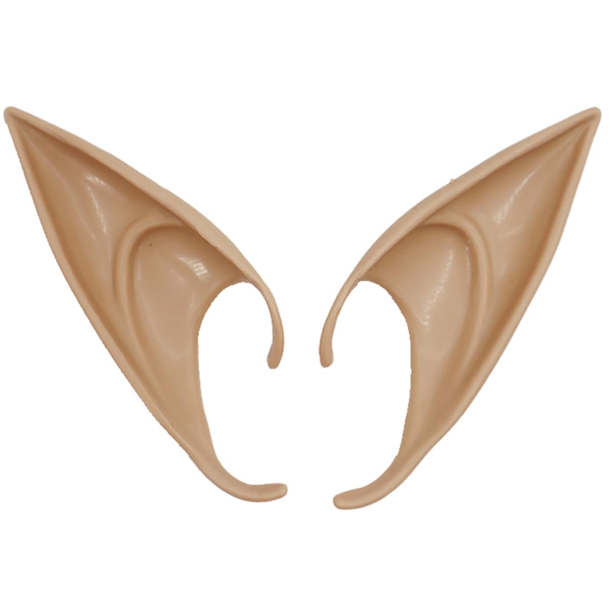 YUPPIN Elf Ear Latex Anime Dress Up Costume Fairy Ears Soft Pointed Ears Cosplay Halloween Anime Party Vampire Ears, Masquerade Accessories (Skin- 12 cm)-image-33